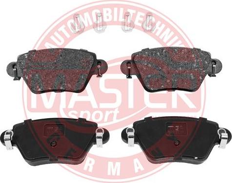 MASTER-SPORT 13046039882N-SET-MS - Гальмівні колодки, дискові гальма autozip.com.ua