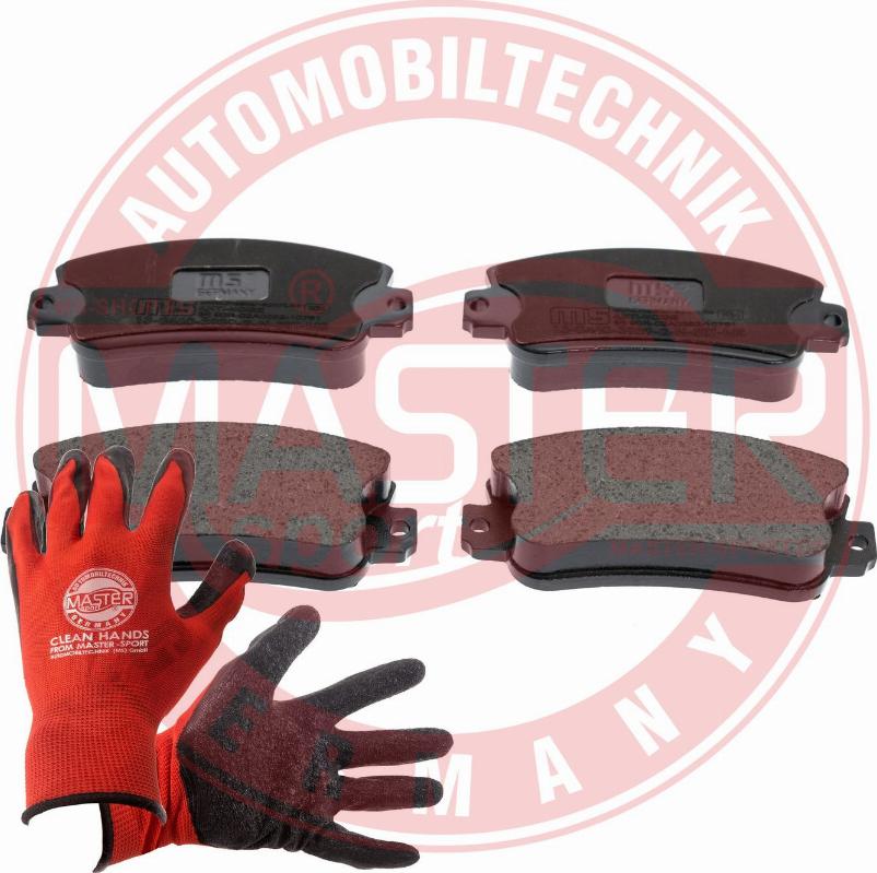 MASTER-SPORT 13046039392N-SET-MSP - Гальмівні колодки, дискові гальма autozip.com.ua