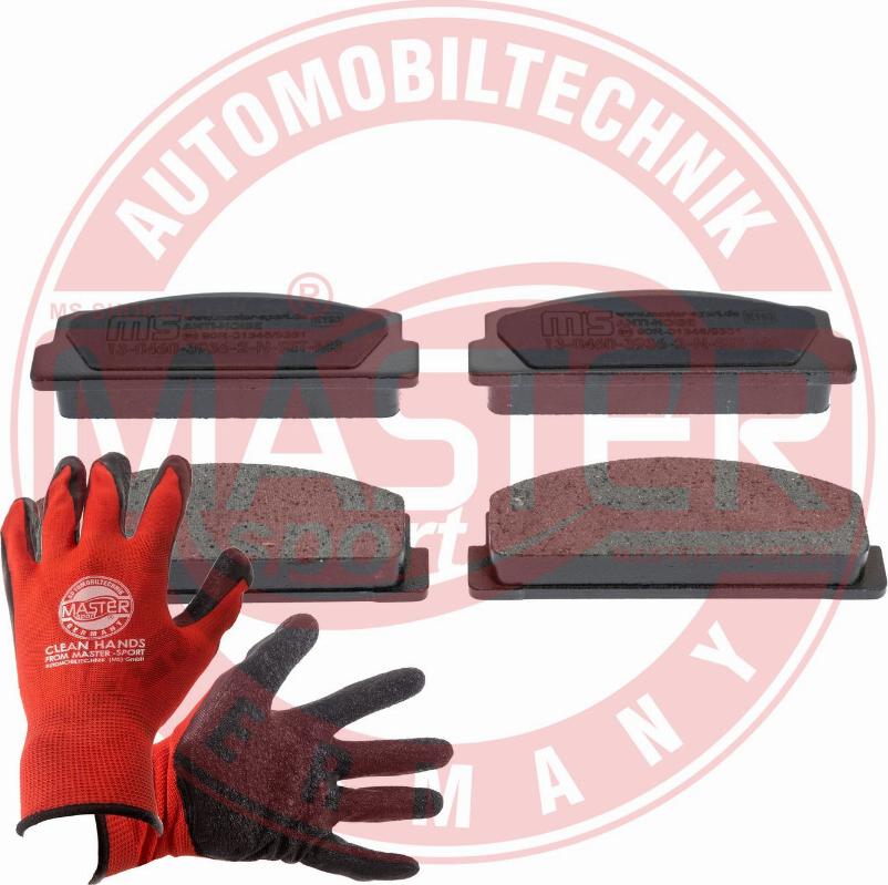 MASTER-SPORT 13046039362N-SET-MSP - Гальмівні колодки, дискові гальма autozip.com.ua
