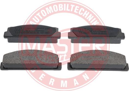 MASTER-SPORT 13046039362N-SET-MS - Гальмівні колодки, дискові гальма autozip.com.ua