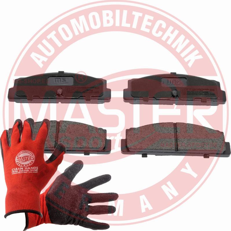 MASTER-SPORT 13046039372N-SET-MSP - Гальмівні колодки, дискові гальма autozip.com.ua