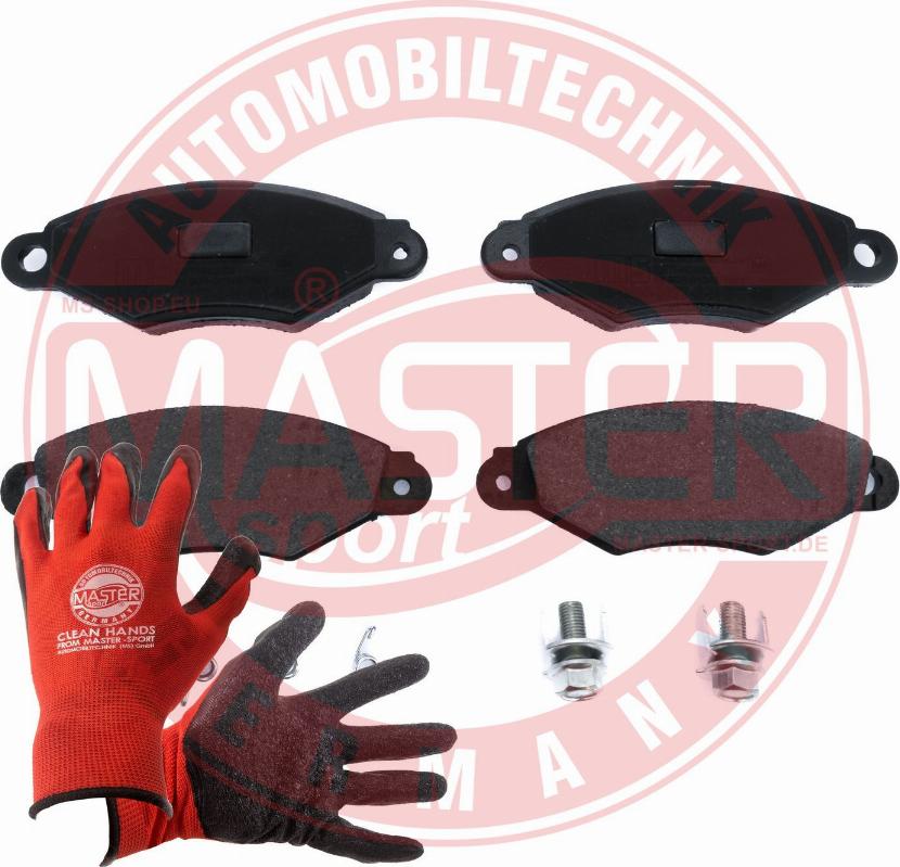 MASTER-SPORT 13046039772N-SET-MSP - Гальмівні колодки, дискові гальма autozip.com.ua