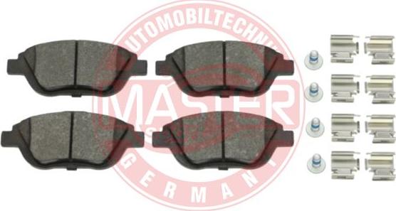 MASTER-SPORT 13046038552N-SET-MS - Гальмівні колодки, дискові гальма autozip.com.ua