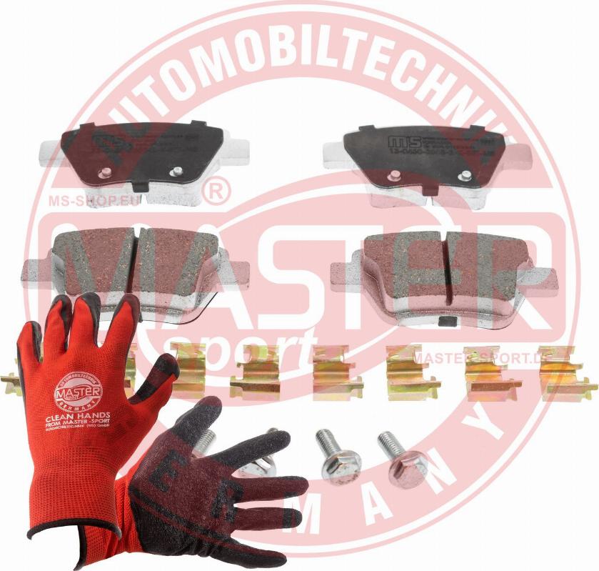 MASTER-SPORT 13046038582K-SET-MSP - Гальмівні колодки, дискові гальма autozip.com.ua