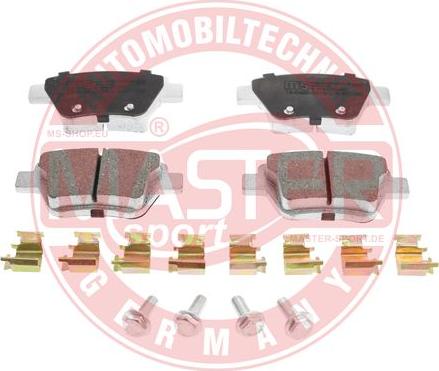 MASTER-SPORT 13046038582K-SET-MS - Гальмівні колодки, дискові гальма autozip.com.ua