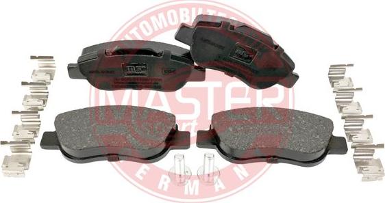 MASTER-SPORT 13046038092N-SET-MS - Гальмівні колодки, дискові гальма autozip.com.ua