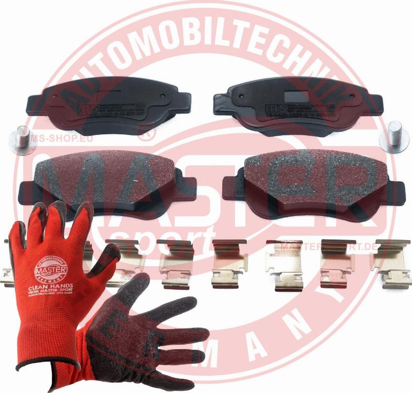 MASTER-SPORT 13046038292N-SET-MSP - Гальмівні колодки, дискові гальма autozip.com.ua