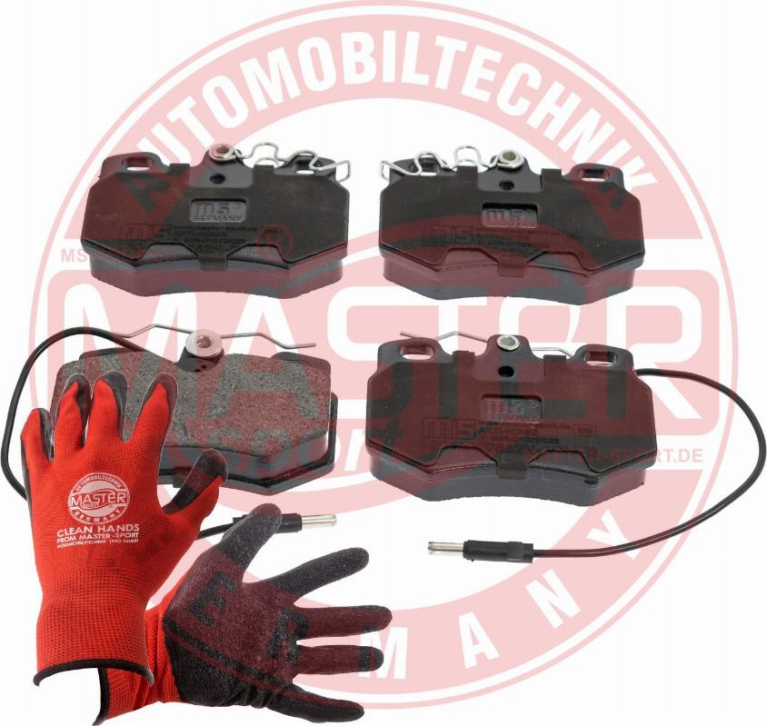 MASTER-SPORT 13046029562N-SET-MSP - Гальмівні колодки, дискові гальма autozip.com.ua