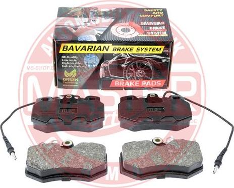 MASTER-SPORT 13046029562N-SET-MS - Гальмівні колодки, дискові гальма autozip.com.ua