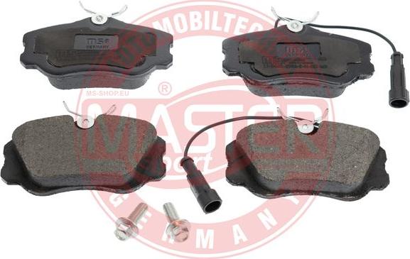 MASTER-SPORT 13046029522N-SET-MS - Гальмівні колодки, дискові гальма autozip.com.ua