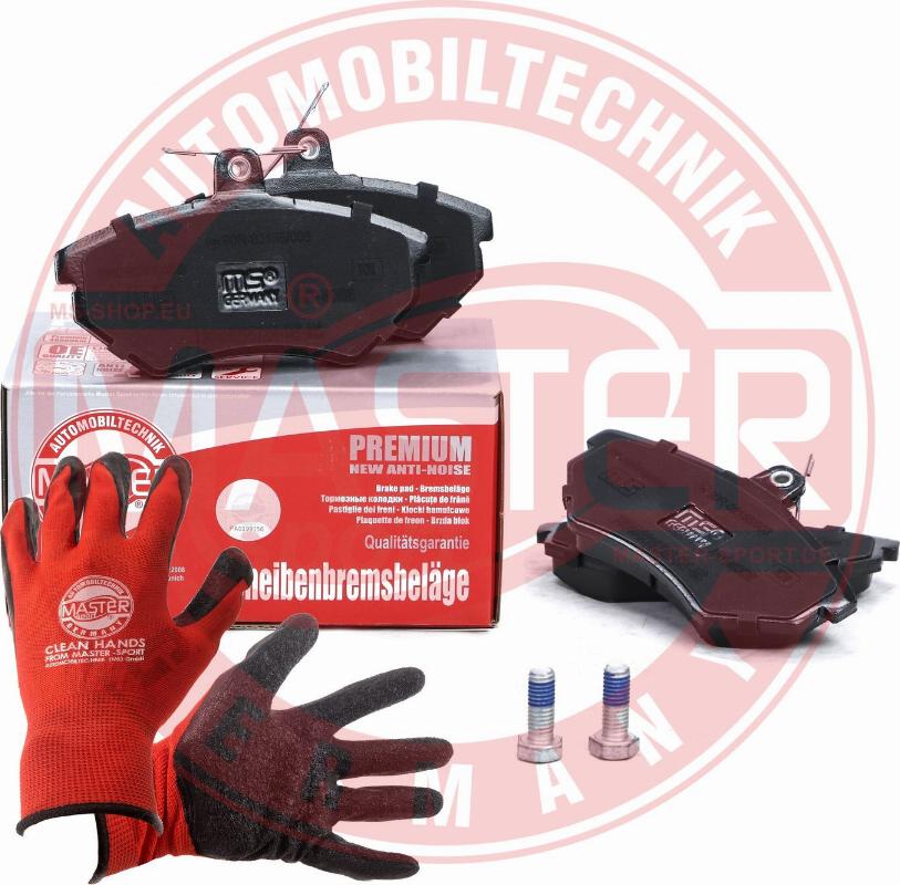 MASTER-SPORT 13046029572N-SET-MSP - Гальмівні колодки, дискові гальма autozip.com.ua