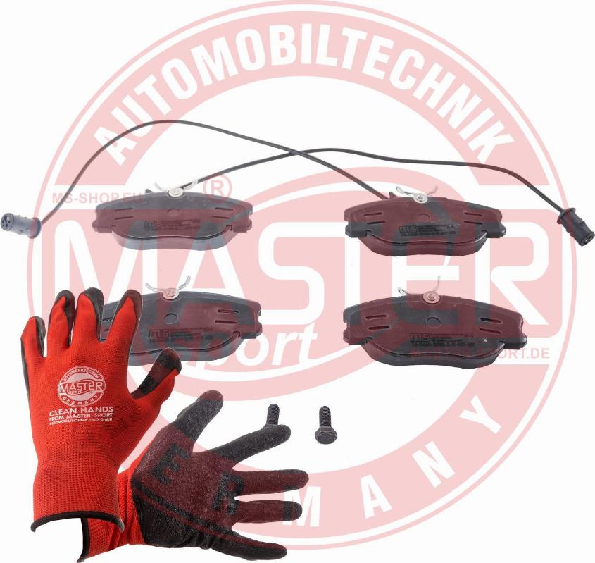MASTER-SPORT 13046029802N-SET-MSP - Гальмівні колодки, дискові гальма autozip.com.ua
