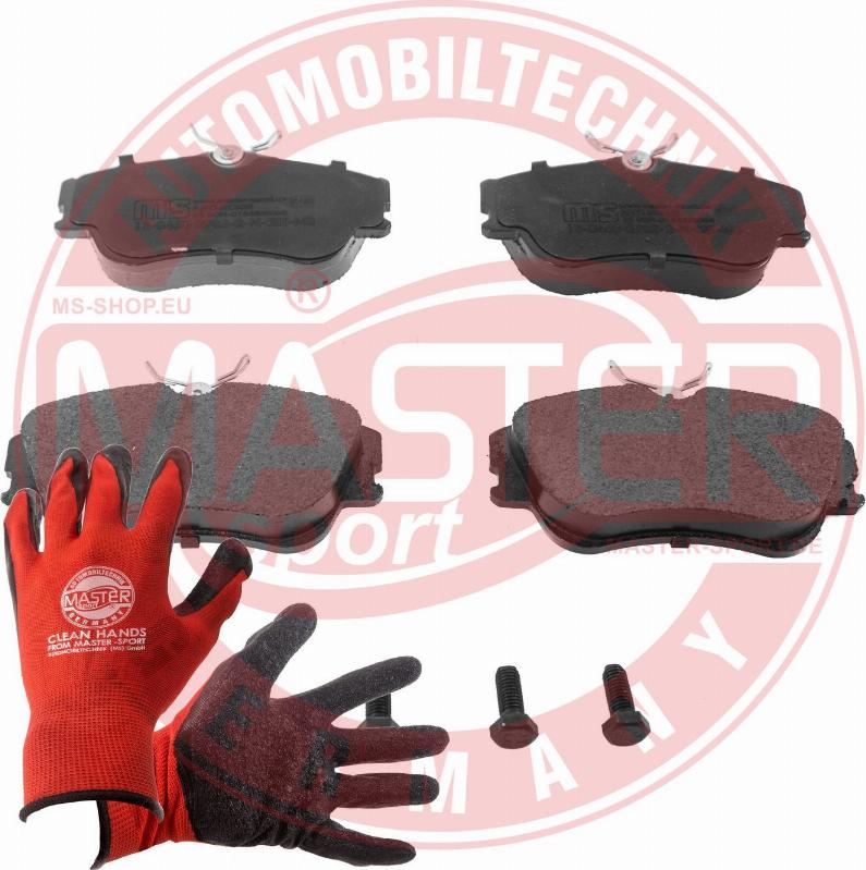 MASTER-SPORT 13046029822N-SET-MSP - Гальмівні колодки, дискові гальма autozip.com.ua