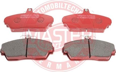 MASTER-SPORT 13046029702E-SET-MS - Гальмівні колодки, дискові гальма autozip.com.ua
