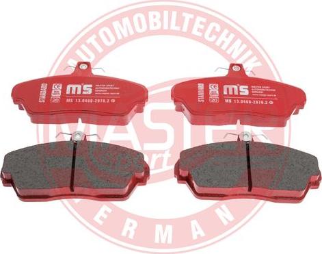 MASTER-SPORT 13046029702-SET-MS - Гальмівні колодки, дискові гальма autozip.com.ua