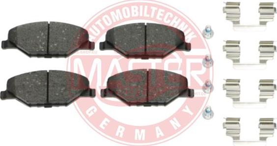 MASTER-SPORT 13046026122N-SET-MS - Гальмівні колодки, дискові гальма autozip.com.ua