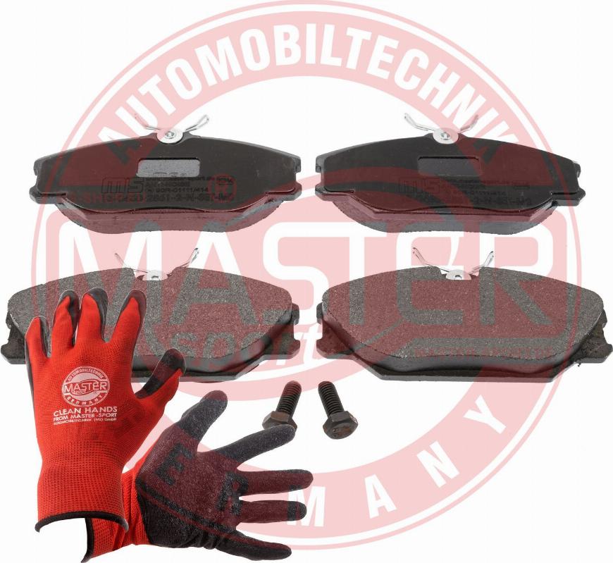 MASTER-SPORT 13046028612N-SET-MSP - Гальмівні колодки, дискові гальма autozip.com.ua