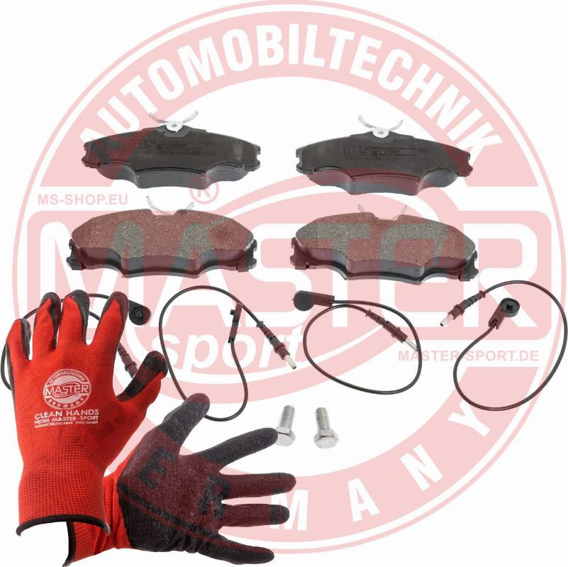 MASTER-SPORT 13046028162N-SET-MSP - Гальмівні колодки, дискові гальма autozip.com.ua