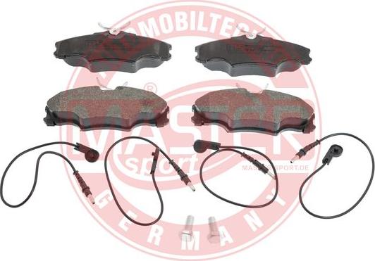 MASTER-SPORT 13046028162N-SET-MS - Гальмівні колодки, дискові гальма autozip.com.ua