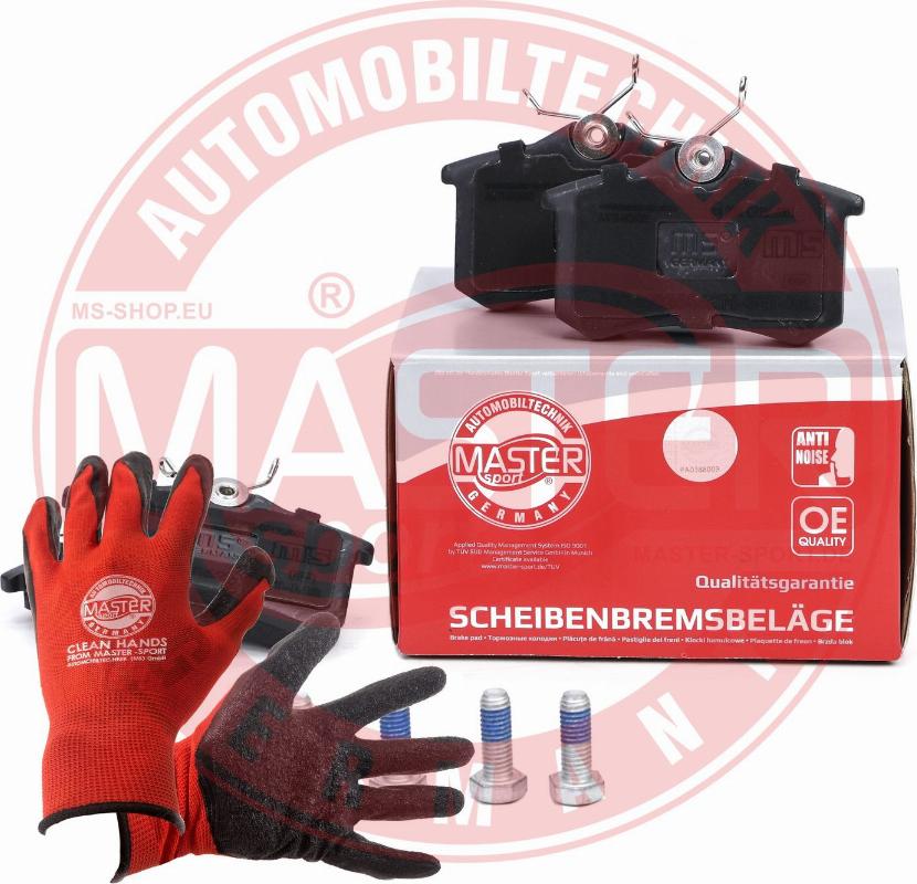 MASTER-SPORT 13046028862N-SET-MSP - Гальмівні колодки, дискові гальма autozip.com.ua