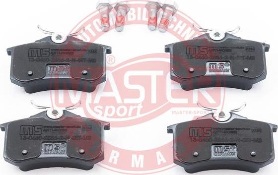 MASTER-SPORT 13046028862N-SET-MS - Гальмівні колодки, дискові гальма autozip.com.ua
