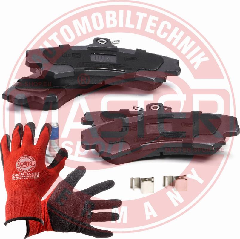 MASTER-SPORT 13046028302N-SET-MSP - Гальмівні колодки, дискові гальма autozip.com.ua