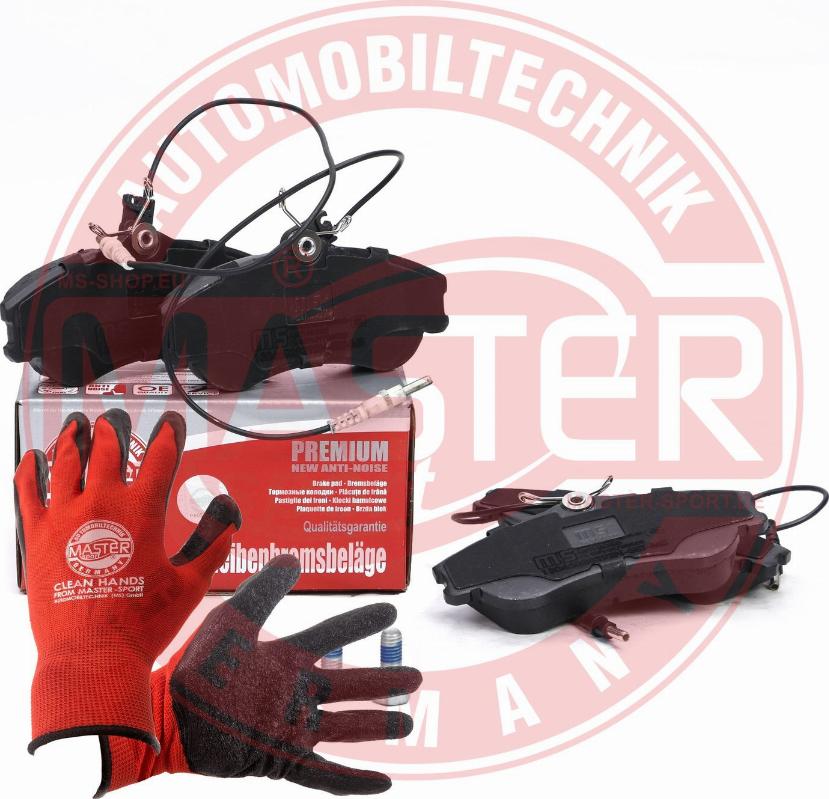 MASTER-SPORT 13046028292N-SET-MSP - Гальмівні колодки, дискові гальма autozip.com.ua