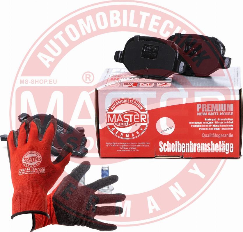 MASTER-SPORT 13046028792N-SET-MSP - Гальмівні колодки, дискові гальма autozip.com.ua