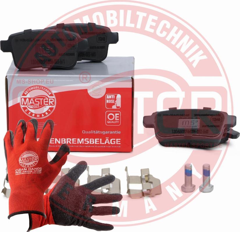 MASTER-SPORT 13046027442N-SET-MSP - Гальмівні колодки, дискові гальма autozip.com.ua