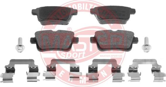 MASTER-SPORT 13046027442N-SET-MS - Гальмівні колодки, дискові гальма autozip.com.ua