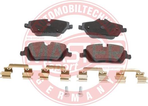 MASTER-SPORT 13046027102N-SET-MS - Гальмівні колодки, дискові гальма autozip.com.ua