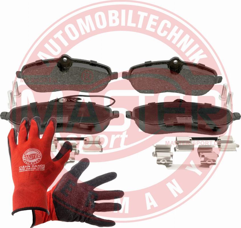 MASTER-SPORT 13046027382N-SET-MSP - Гальмівні колодки, дискові гальма autozip.com.ua