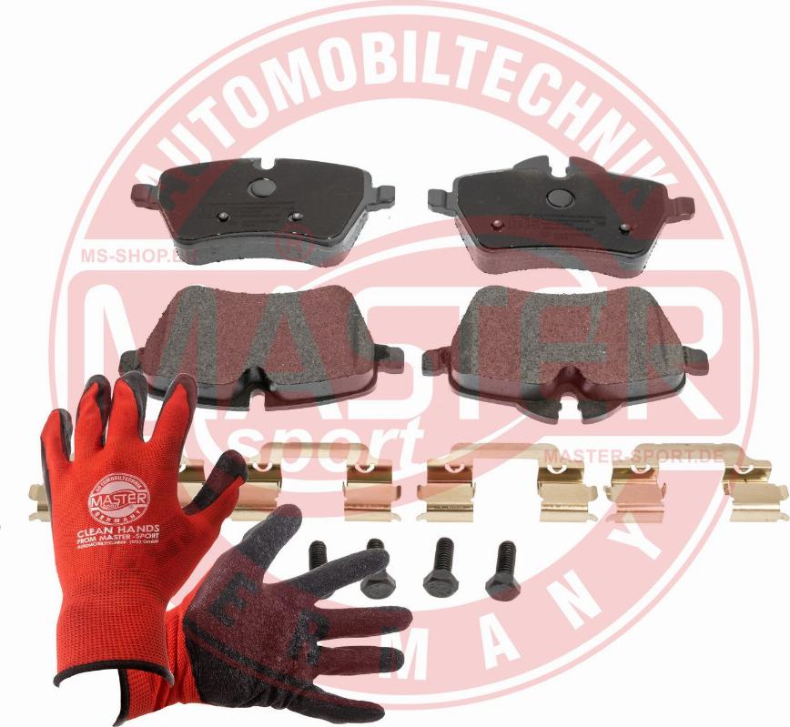 MASTER-SPORT 13046027252N-SET-MSP - Гальмівні колодки, дискові гальма autozip.com.ua