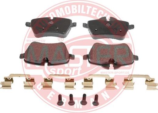 MASTER-SPORT 13046027252N-SET-MS - Гальмівні колодки, дискові гальма autozip.com.ua
