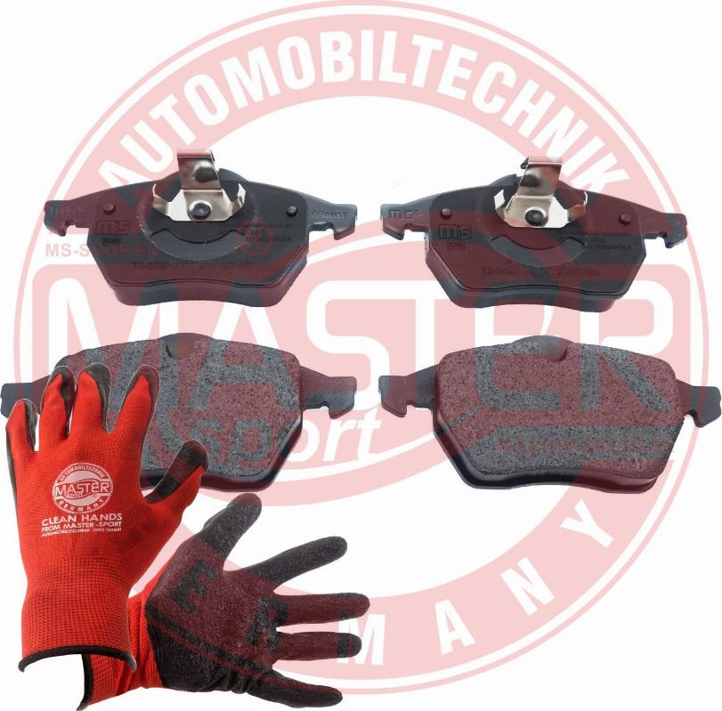 MASTER-SPORT 13046070912N-SET-MSP - Гальмівні колодки, дискові гальма autozip.com.ua