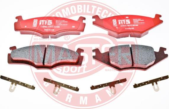 MASTER-SPORT 13046070592-SET-MS - Гальмівні колодки, дискові гальма autozip.com.ua