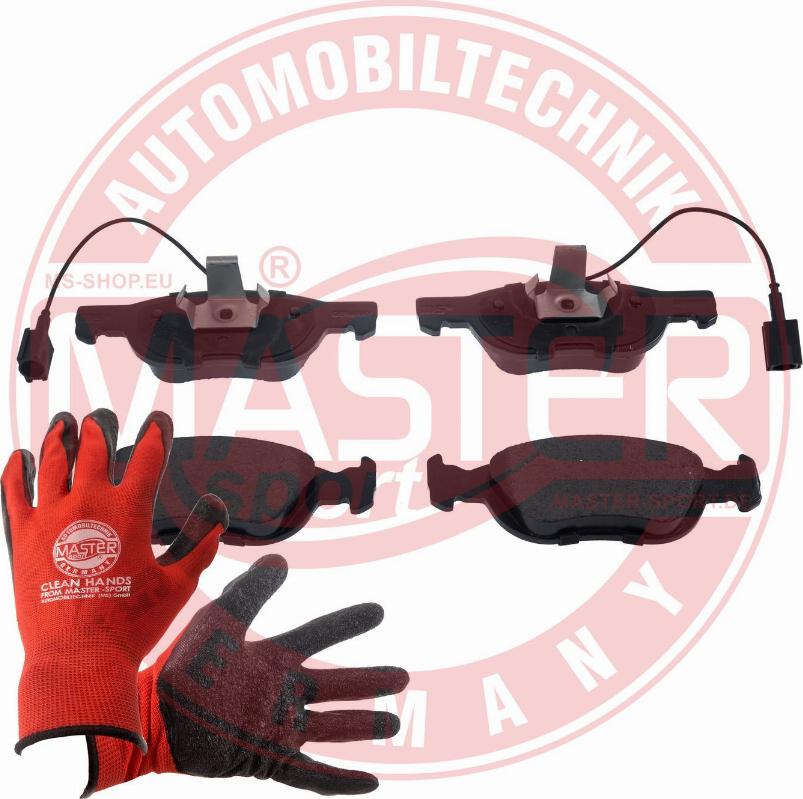 MASTER-SPORT 13046070672N-SET-MSP - Гальмівні колодки, дискові гальма autozip.com.ua