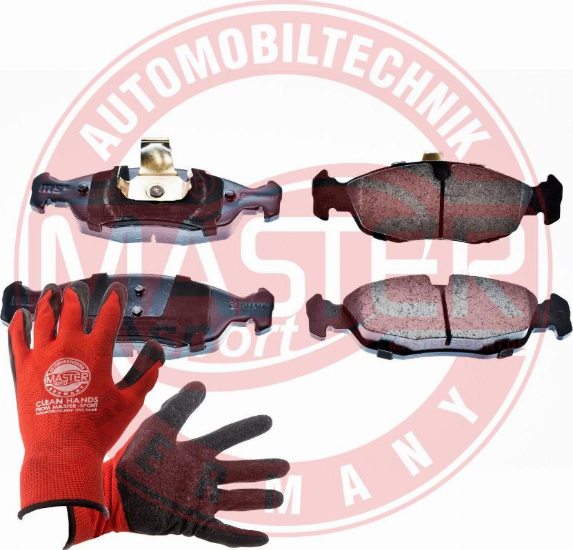 MASTER-SPORT 13046070882N-SET-MSP - Гальмівні колодки, дискові гальма autozip.com.ua