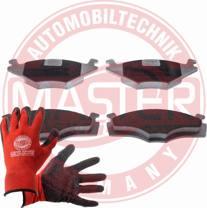MASTER-SPORT 13046070322K-SET-MSP - Гальмівні колодки, дискові гальма autozip.com.ua