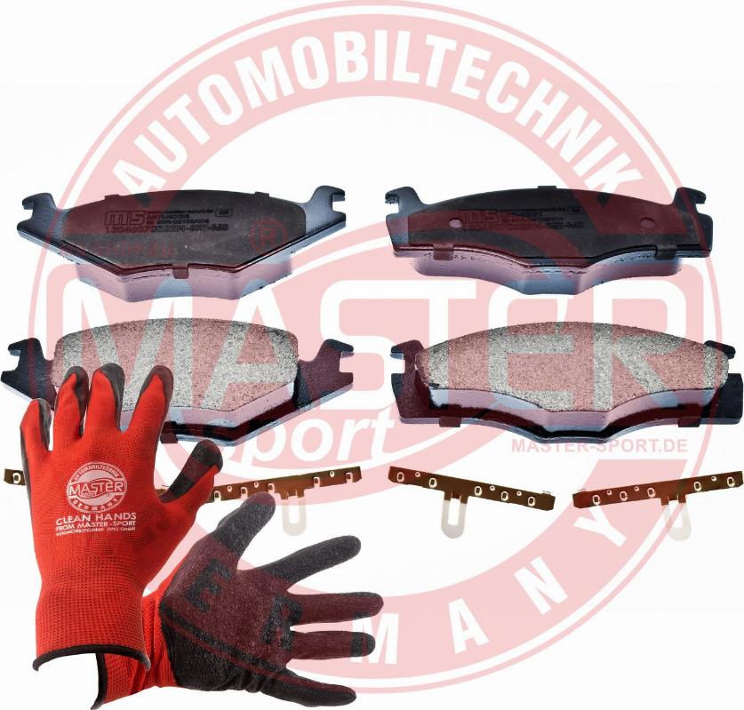 MASTER-SPORT 13046070322N-SET-MSP - Гальмівні колодки, дискові гальма autozip.com.ua