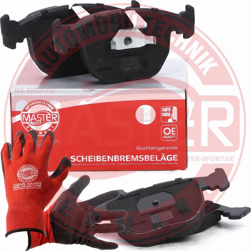 MASTER-SPORT 13046070782N-SET-MSP - Гальмівні колодки, дискові гальма autozip.com.ua