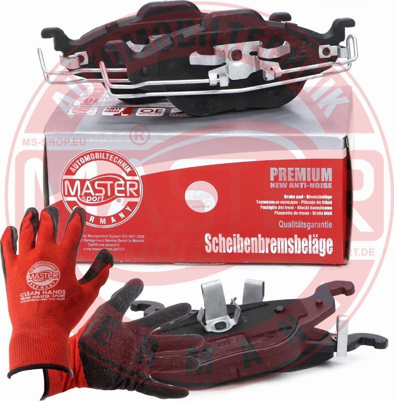 MASTER-SPORT 13046071152N-SET-MSP - Гальмівні колодки, дискові гальма autozip.com.ua