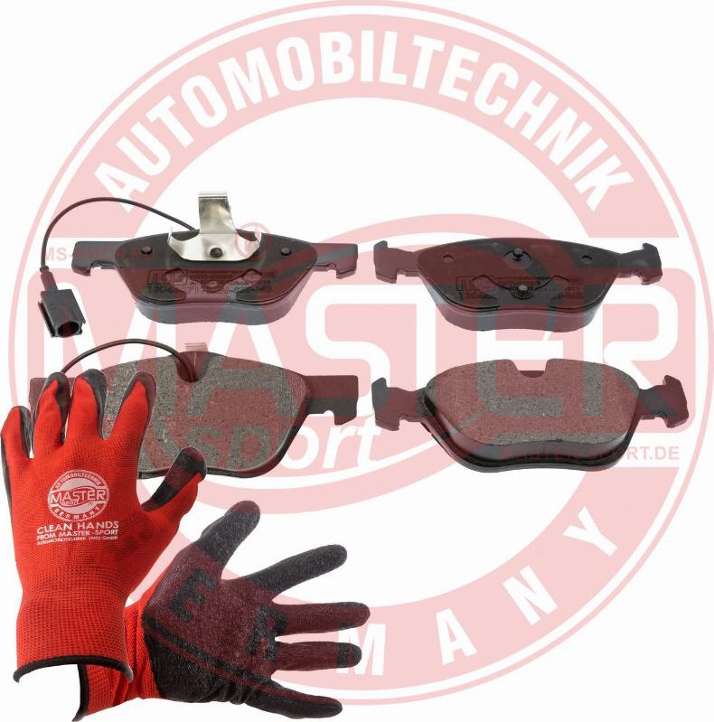 MASTER-SPORT 13046071122N-SET-MSP - Гальмівні колодки, дискові гальма autozip.com.ua
