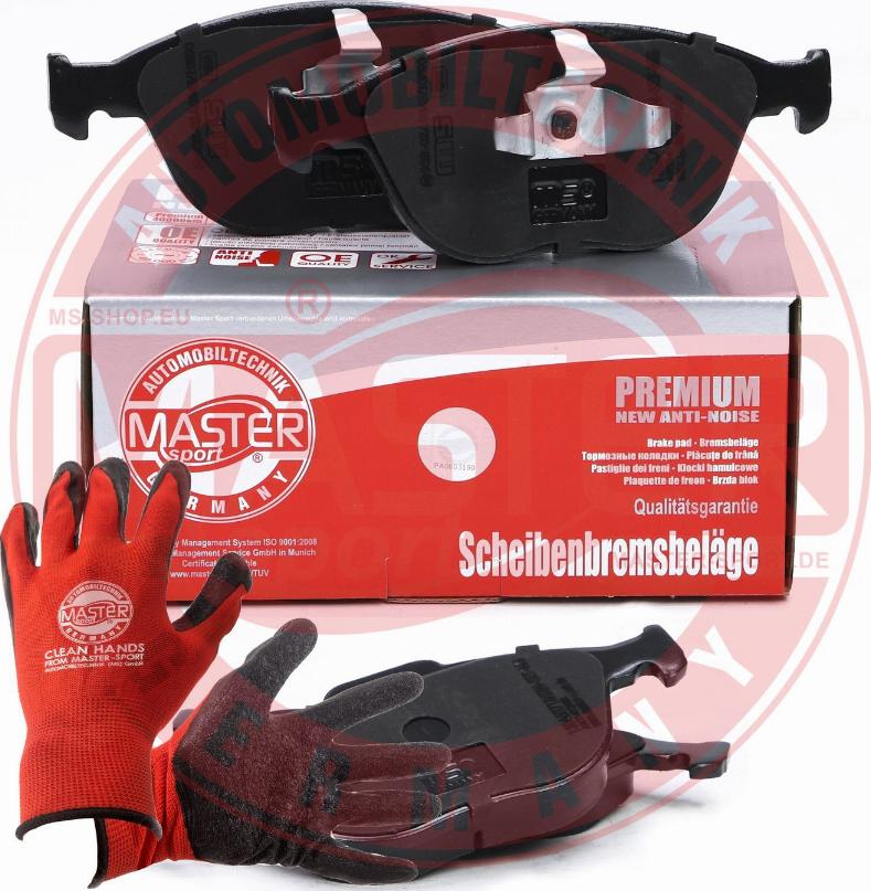 MASTER-SPORT 13046071862N-SET-MSP - Гальмівні колодки, дискові гальма autozip.com.ua