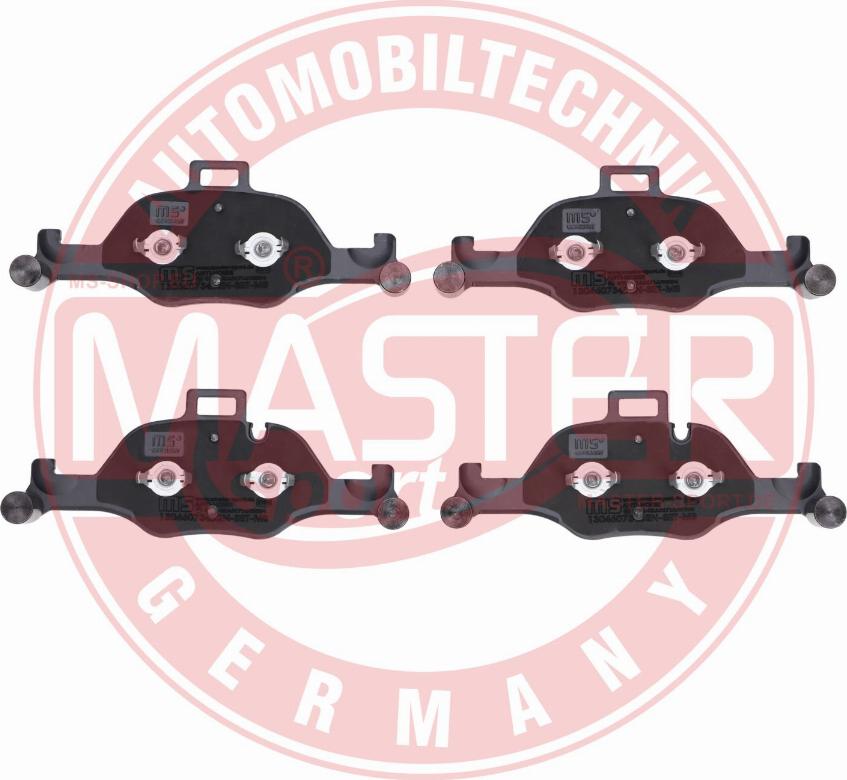 MASTER-SPORT 13046073452N-SET-MS - Гальмівні колодки, дискові гальма autozip.com.ua