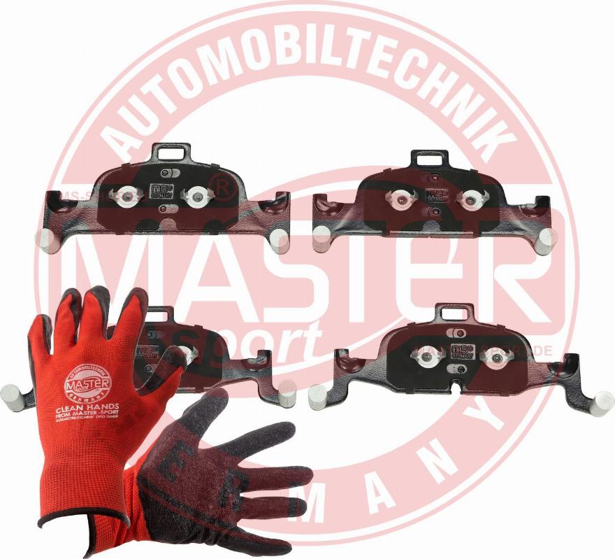 MASTER-SPORT 13046073292N-SET-MSP - Гальмівні колодки, дискові гальма autozip.com.ua