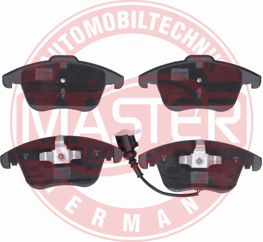 MASTER-SPORT 13046072422T-SET-MS - Гальмівні колодки, дискові гальма autozip.com.ua