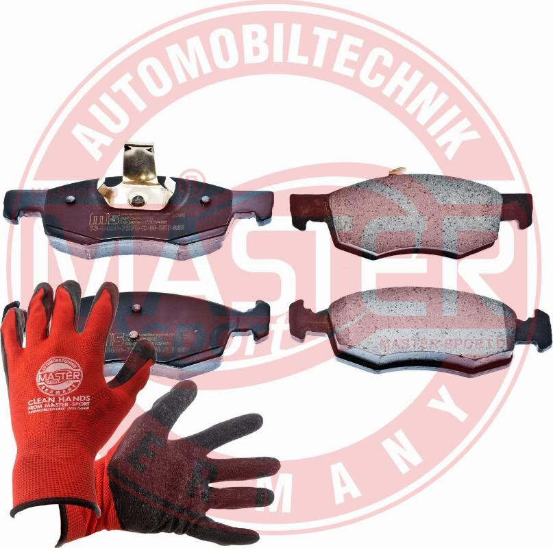 MASTER-SPORT 13046072702N-SET-MSP - Гальмівні колодки, дискові гальма autozip.com.ua