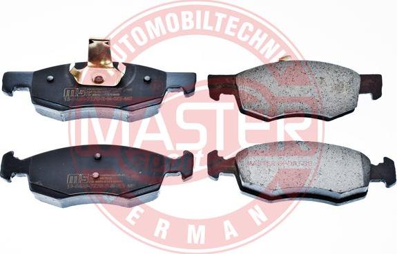 MASTER-SPORT 13046072702N-SET-MS - Гальмівні колодки, дискові гальма autozip.com.ua