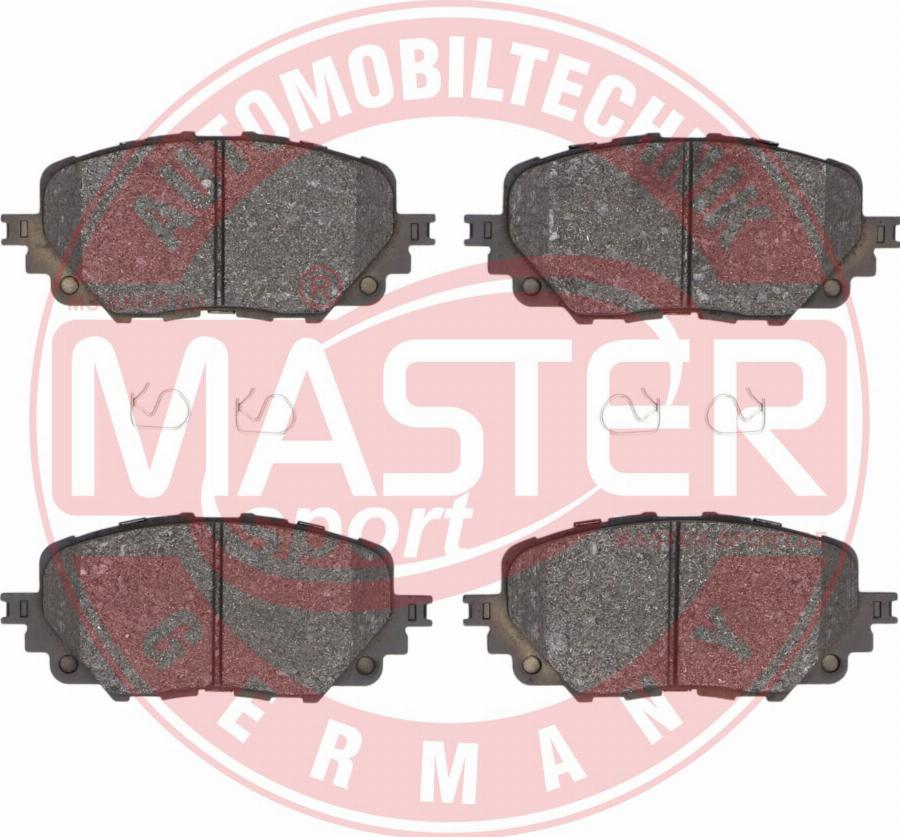 MASTER-SPORT 13046148732N-SET-MS - Гальмівні колодки, дискові гальма autozip.com.ua